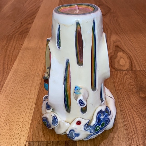 Handmade Multilayer Rainbow Decorative Candle Gnome Teddy Bear Owl Butterfly - Picture 3 of 6